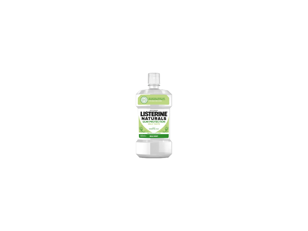 125106 listerine uv 500ml naturals gum protect