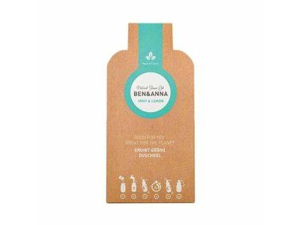 110466 ben anna sprchovy gel v zrnickach mint lemon 2 20 g 2 x 200ml