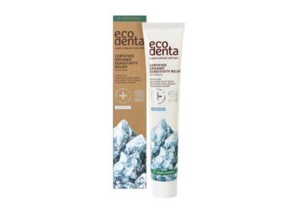 110952 ecodenta certifikovana organicka zubni pasta na citlive zuby s prirodni soli 75 ml