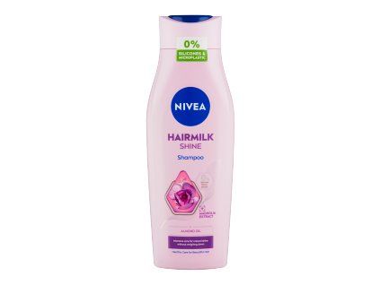 120171 nivea sampon 400ml hairmilk shine