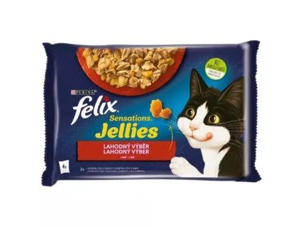 Felix kapsa (4x85g/sac) sens jellies výb