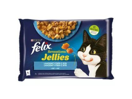 Felix kapsa (4x85g/sac)sens jellies ryby