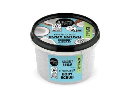 Organic Shop tělový peeling 250ml Kokos