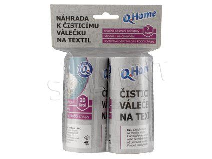 Q Home náhr váleček na textil (2ks/fol)