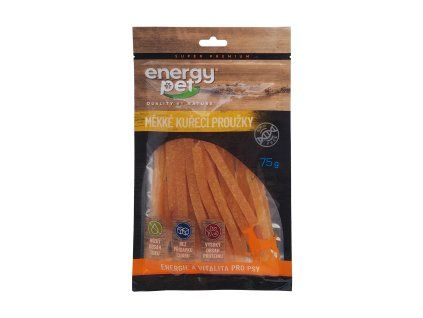 Energy Pet měkké proužky 75g kuřecí