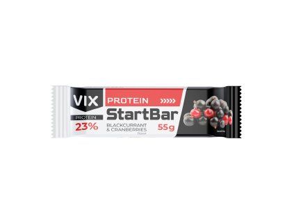 Vix Start Bar 55g Černý rybíz a brusinka