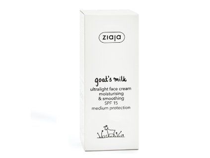 Ziaja lehký krém SPF15 50ml Kozí mléko