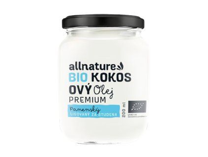 Allnature kokosový olej 200ml BIO