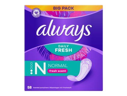 Always vložky (58ks/kra) Slip Normal Deo