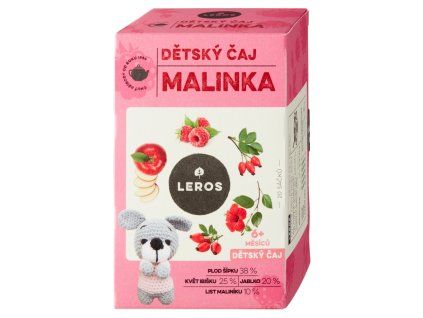 LEROS dětský čaj (20x2g/kra) malinka