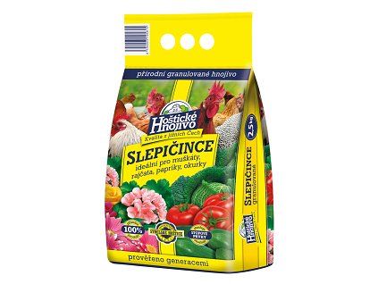 Hoštické hnojivo 2,5kg Slepičince