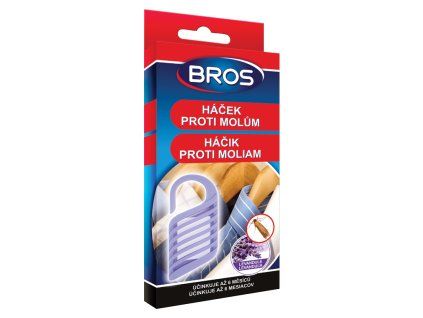 Bros závěsný háček proti molům levandule
