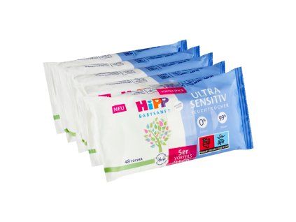 HiPP ubrousky (5x48ks/fol)UlstraSensitiv