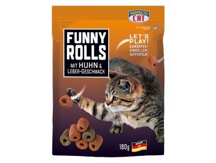 Perfecto Cat Funny Rolls 180g kuře