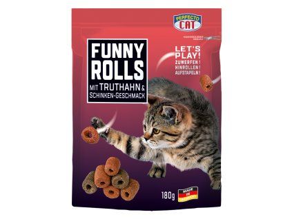 Perfecto Cat Funny Rolls 180g krůta