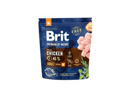Brit Premium granule kuře 1kg pes