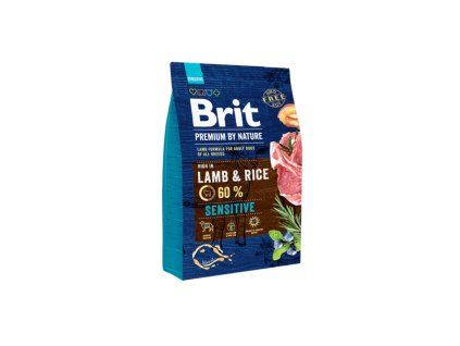 Brit Premium granule jehněčí 3kg pes