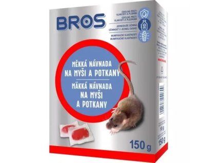 Bros měkká nástraha 150g myši potkani