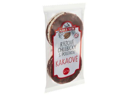 Nový Věk rýžové chlebíčky 60g kakaové