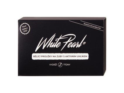 White Pearl běl proužky (28ks/kra)Charc