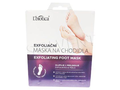 Lbiotica maska na nohy 1pár Exfoliační