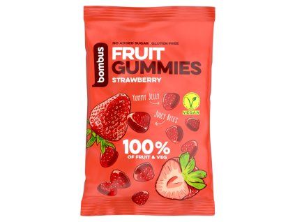 BOMBUS FRUIT GUMMIES 35g STRAWBERRY