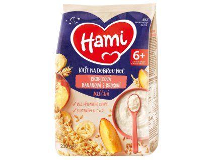 HAMI ml kaše 210g krupic ban bros DN 6m+
