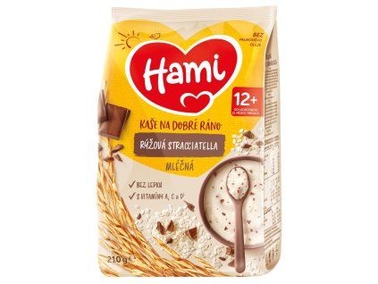 HAMI ml kaše 210g rýž straccia DR 12m+