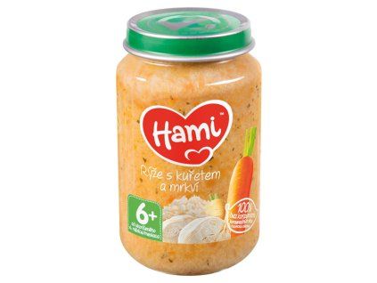 Hami menu 200g rýže kuře mrkev 6m+