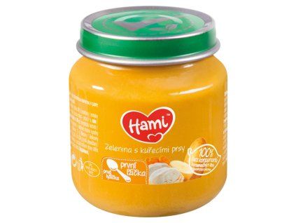 HAMI menu 125g zelenina s kuř prsy
