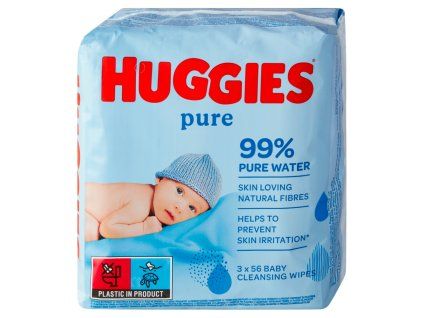 HUGGIES ubrousky (3x56ks/fol) Pure