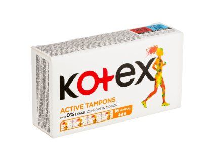Kotex tampony (16ks/kra) Active normal