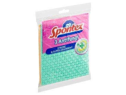 Spontex houbové útěrky (3ks/fol) Antifu