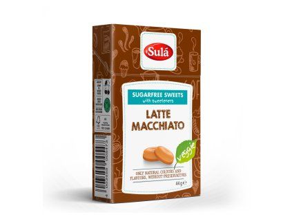 SULÁ bonbóny bez cukru 44g Latte
