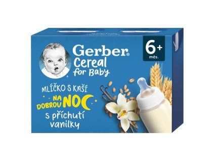 GERBER ml s kaší (2x200ml/kra) van 6m+