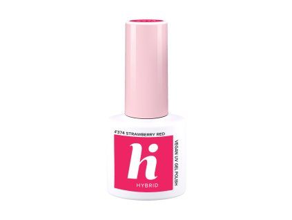 hi hybrid UV gel lak Strawberry Red 374