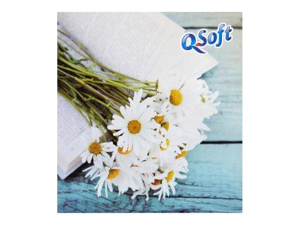 Q Soft kapesník kostka(60ks/kra)3vrDaisy