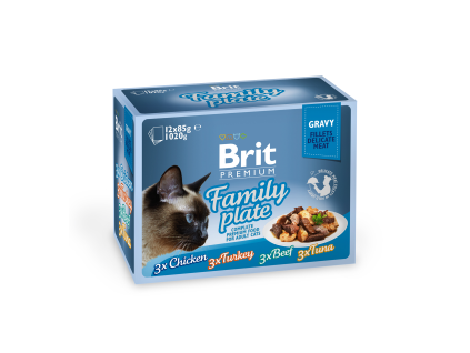Brit Premium fam kapsa(12x85g/kra) gravy