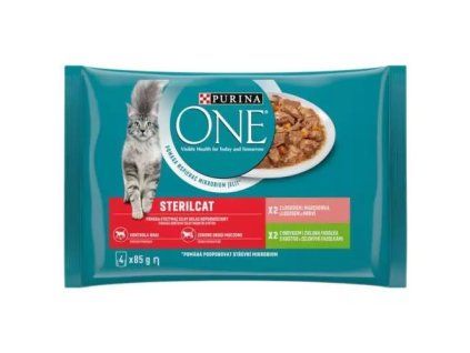 Purina ONE kapsa (4x85g/sac) sterilcat