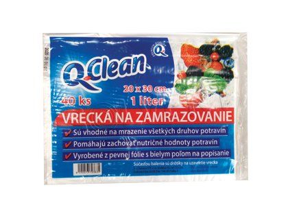 Q Clean zamraz sáčky20x30cm,1l(40ks/sac)
