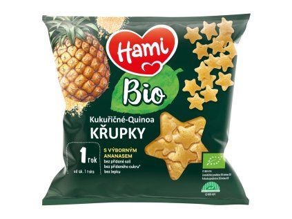 Hami BIO křupky 20g kuk-quin s anan 12m+