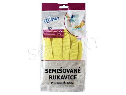 Q Clean semišované rukavice M