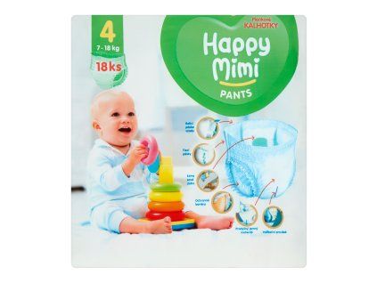 Happy Mimi pants 4 7-18kg(18ks/fol)