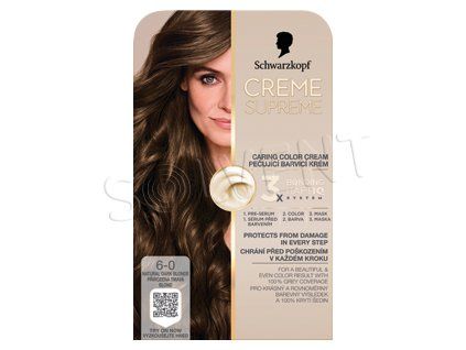 Creme Supreme 6-0 Přirozená tmavá blond