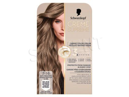 Creme Supreme 7-16 Chlad popel blond