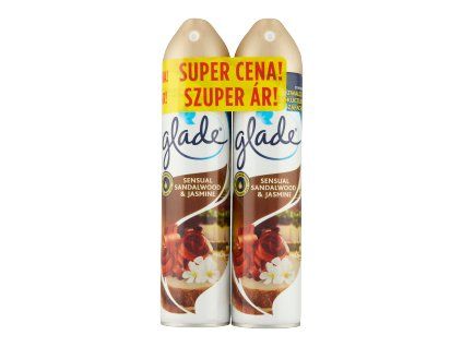 Glade aerosol (2x300ml/fol) Santal dřev