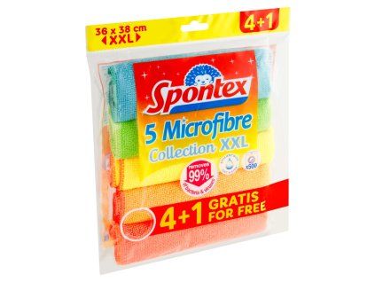 Spontex utěrka Microfibre XXL (4+1k/sac)