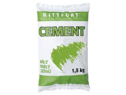 Kittfort cement 1,5kg bílý