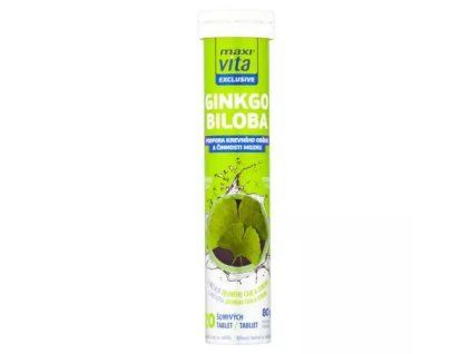 Maxi Vita šumivý gingko biloba(20ks/kra)