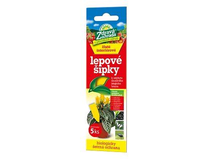 Zdravá zahr lepové šipky (5ks/bal) žluté